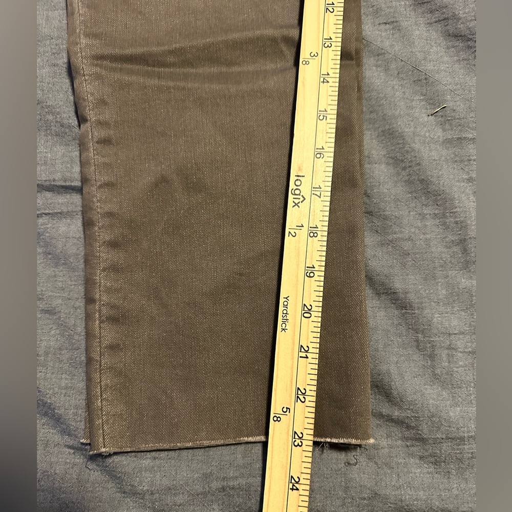 Prana Brown Button-Accent Cropped pants - Picture 9 of 9